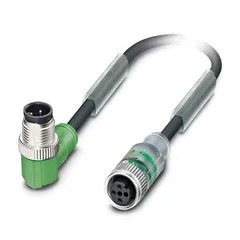 Kabel SAC-4P-M12MR/ 4,0-PUR/M12FS-3L