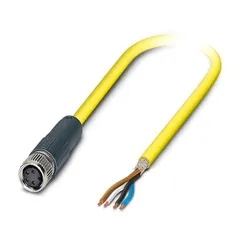 Kabel SAC-4P- 5,0-542/M8 FS SH BK