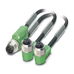 Kabel SAC-3P-M12Y/2X1,6-PUR/M12FR