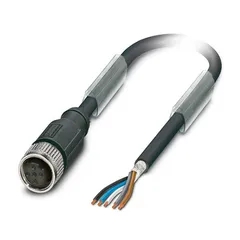 Kabel SAC-5P-10-PUR/M12FS SH VA BK