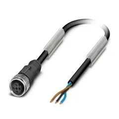 Kabel SAC-3P-10,0-PVC/M12FS BK