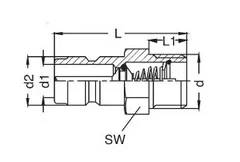 Króciec K13HZ GZ34