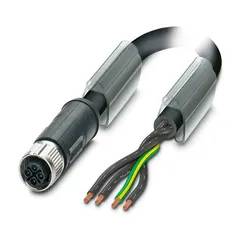 Kabel SAC-4P- 3,0-PUR/M12FSS PE