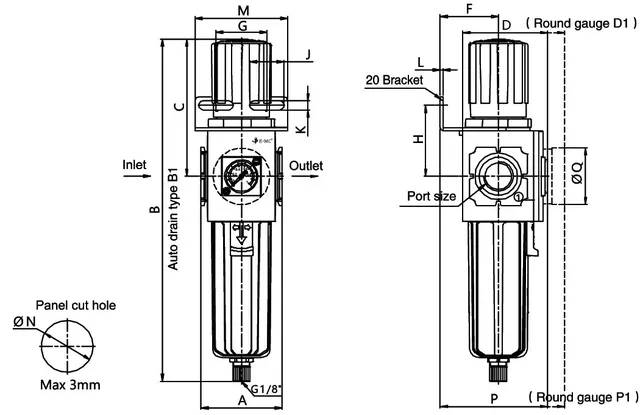 Filtroreduktor FMFR 14 MIDI