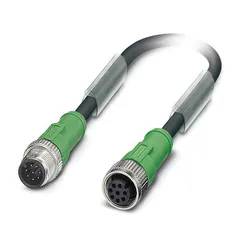 Kabel SAC-8P-M12MS/5-PVC/M12FS YE VA