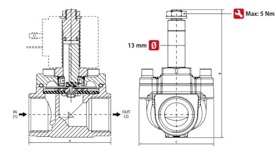Zawór FMM X3F 1 N NC D