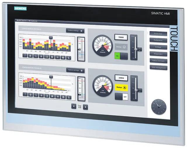 Panel HMI 6AV2124-0UC02-0AX0
