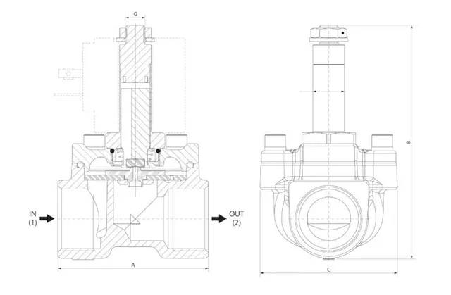 Zawór FMM 03F 12 E NC A