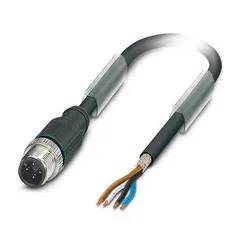 Kabel SAC-4P-M12MS/1,0-PUR SH BK OBS