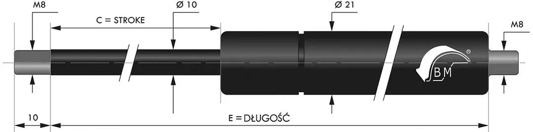 Sprężyna ST 500 100N V D10