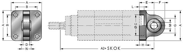 Ucho XCM-SN-AL/040