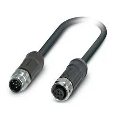 Kabel SAC-5P-M12MS/1,5-92X/M12FSSHOD