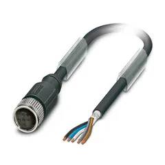 Kabel SAC-5P-10-PUR/M12FS SH VA BK