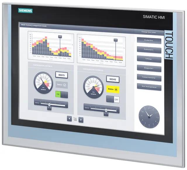 Panel HMI 6AV2124-0QC02-0AX1