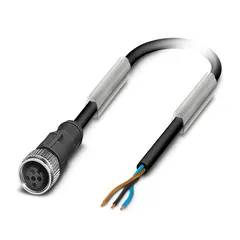 Kabel SAC-3P-10,0-PVC/M12FS BK