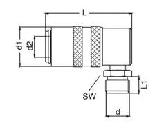 Szybkozłącze S06HZ GZ38-90