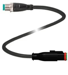 Kabel V15S-G-BK3M-PUR-O1-DT4S-G