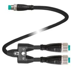 Kabel V11-G-0,3M-PUR-U-T-0,3M-V31-GM