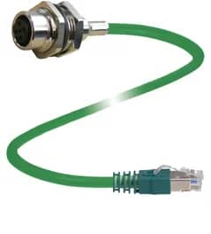 Kabel V1D-M16H-GN1,5M-PUR-E1S-V45-G
