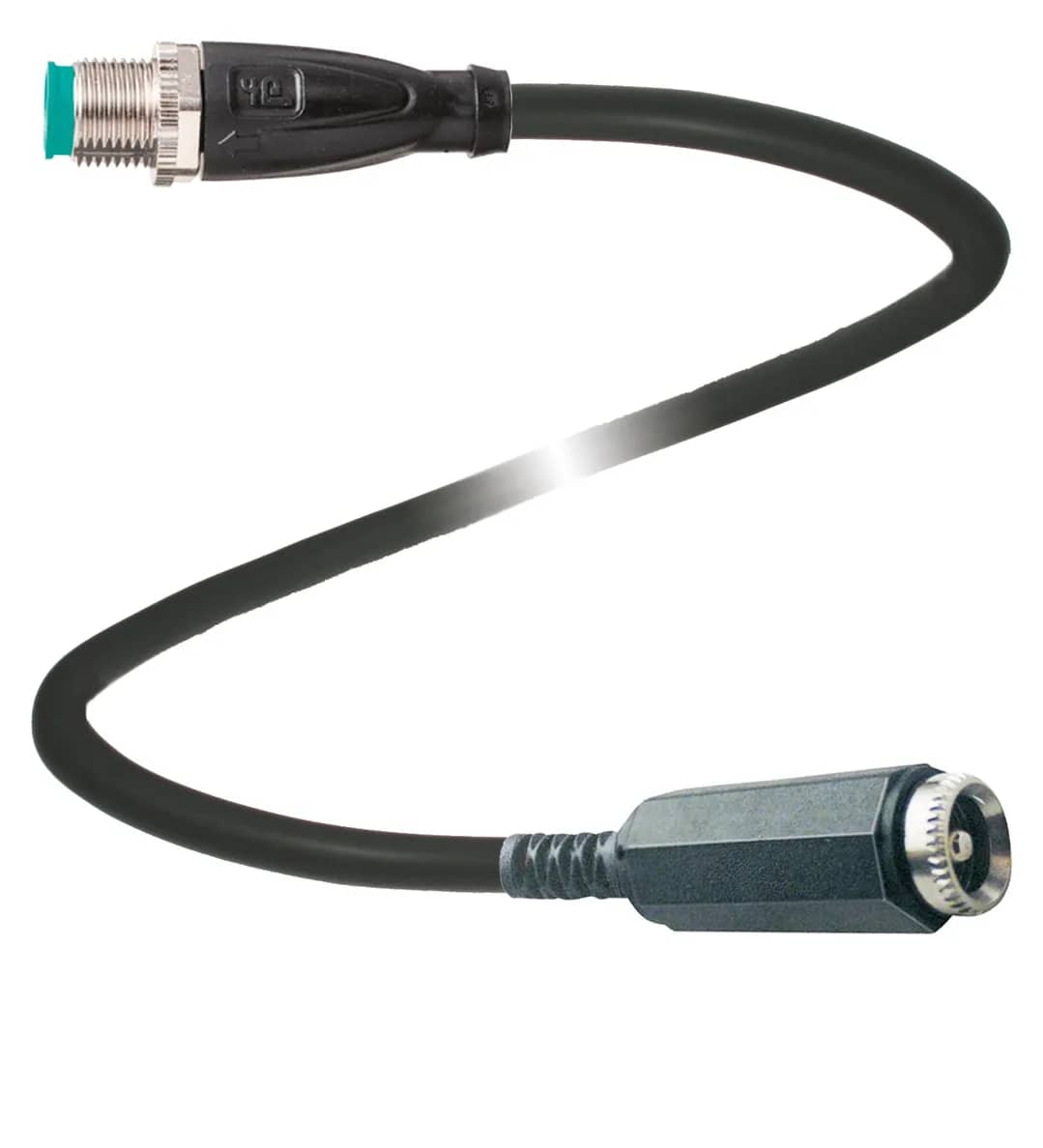 Kabel V1S-G-BK0,5M-PUR-U-YDCJACK