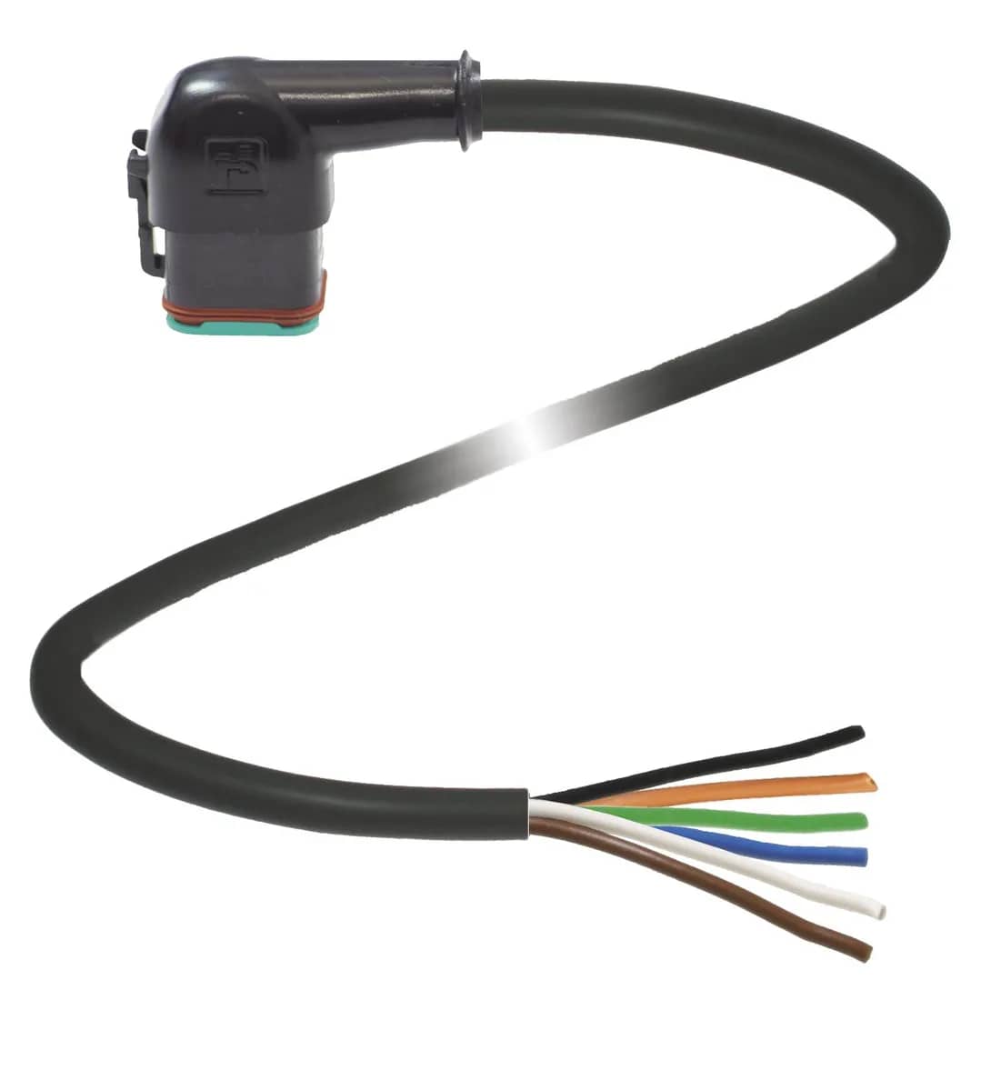 Kabel DT6S-W-BK1,5M-PUR-O1