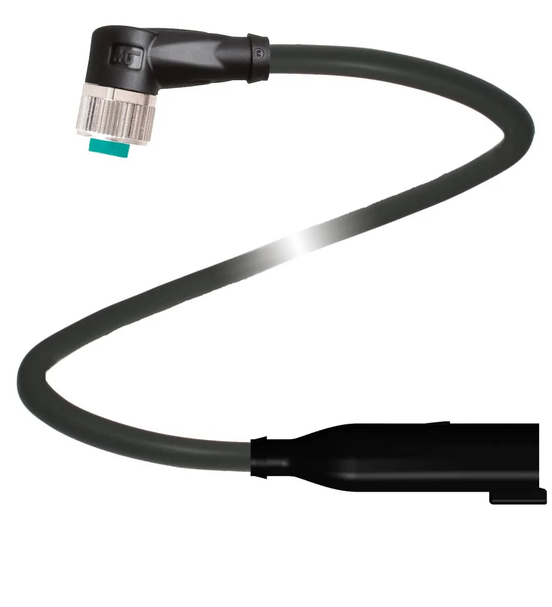 Kabel V15-W-BK0,5M-PUR-O1-DT4P-G