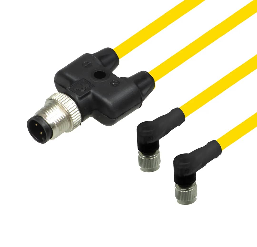 Kabel V1-W-YE0,3M-PUR-A1-T-V1-G