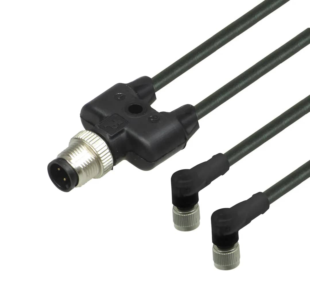 Rozdzielacz V1-W-BK0,3M-PUR-U-T24B-V1-G