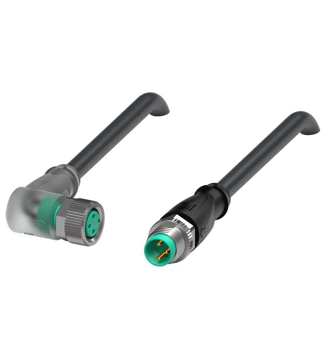 Kabel V3-WM-E2-BK0,6M-PUR-U-V3-GM
