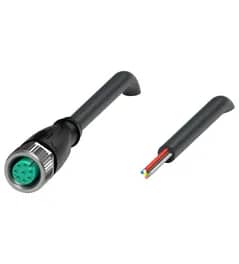 Kabel V19-G-BK0,3M-PVC-U