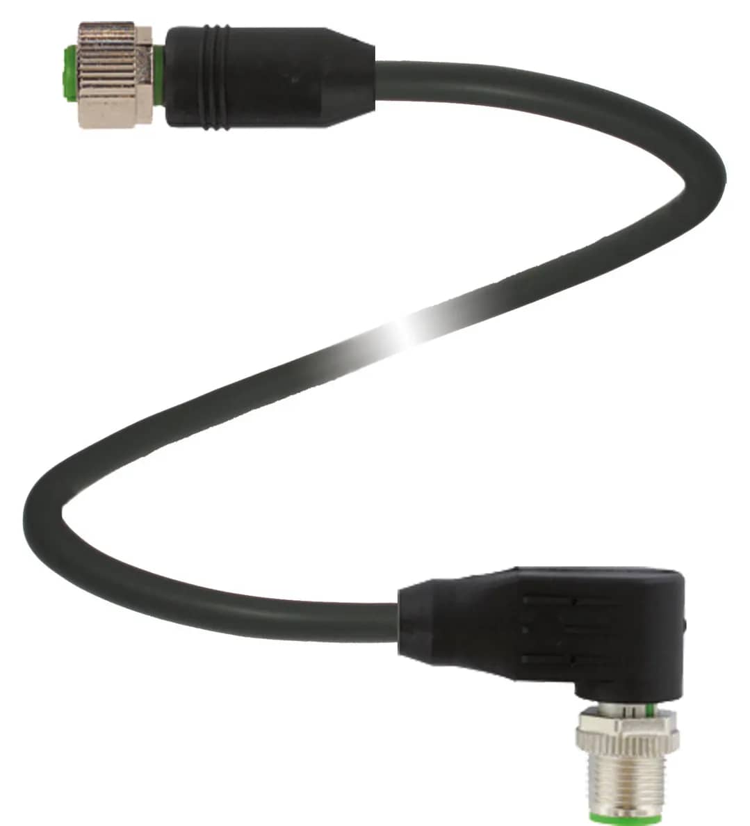 Kabel V112-G-BK1M-PUR-ABG-V112-W