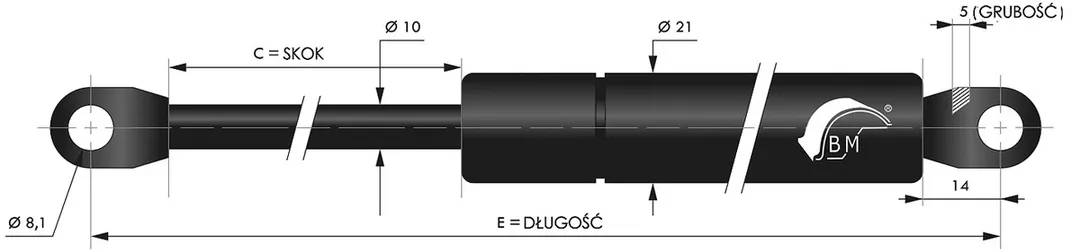 Sprężyna ST 400 300N D10