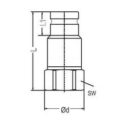 Wtyk KFF10 3/8