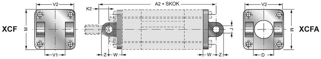 Widełki XCFA/050