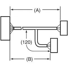 Kabel XW2Z-R500C-SCH-A