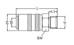 Szybkozłącze S13HZ GZ12