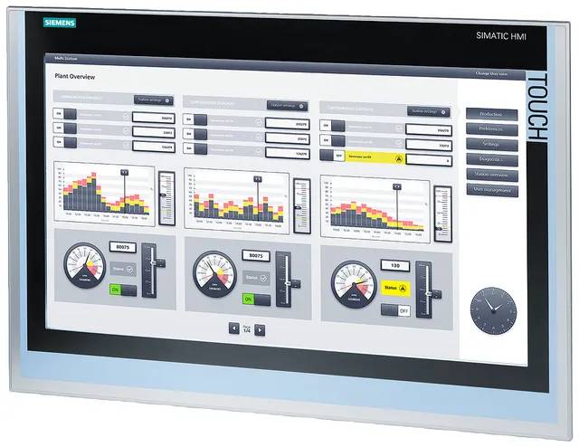 Panel HMI 6AV2124-0XC02-0AX0