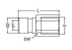 Króciec K09D GW38