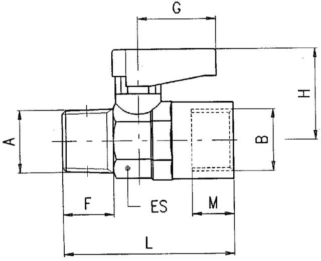 Zawór 6310 3/4-3/4